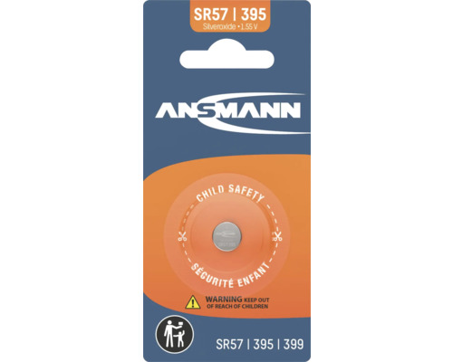 Ansmann Knopfzelle SR57 1,55 Volt 10 Stück Ansmann SR57 Knopfzelle