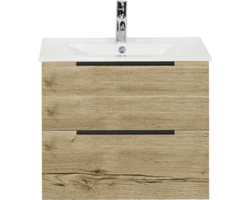 Waschtischunterschrank mit Waschbecken und Armatur