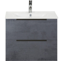 Waschtischunterschrank mit zwei Schubladen, Waschtisch und Armatur