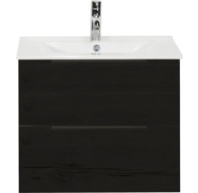 Waschtischunterschrank mit Waschbecken und Armatur