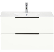 Waschtisch mit Waschbecken und zwei Schubladen