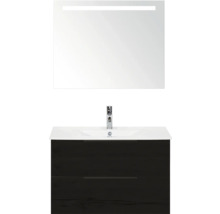 Waschtischkombination mit Spiegel und Unterschrank