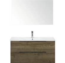 Waschtisch mit Unterschrank und Spiegel für das Badezimmer