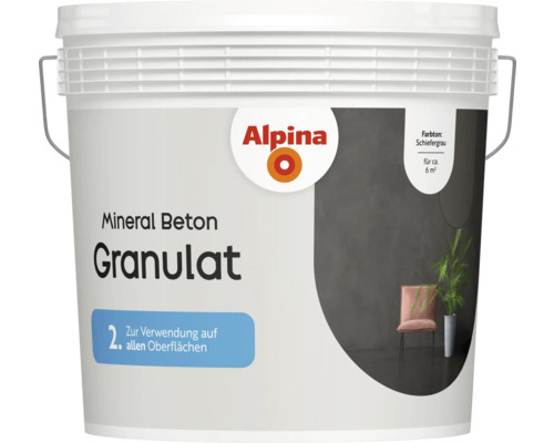 Eimer Alpina Mineral Beton Granulat für alle Oberflächen