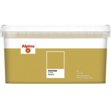 Eimer mit matter Wandfarbe, Farbton Sauterne, 1 Liter, von Alpina
