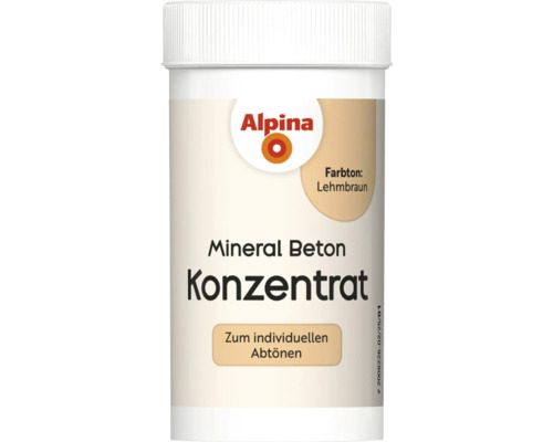 Alpina Mineral Beton Konzentrat zum individuellen Abtönen, Farbton Lehmbraun