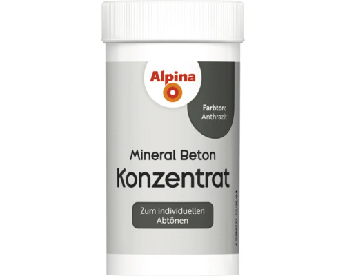 Alpina Mineral Beton Konzentrat zum individuellen Abtönen, Farbton Anthrazit