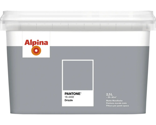 Alpina Wandfarbe Pantone 16-4402 drizzle 2,5l Eimer Alpina Wandfarbe Drizzle, 2,5 Liter