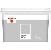 Eimer mit matter Alpina Wandfarbe Vapor Blue, Inhalt 2,5 Liter