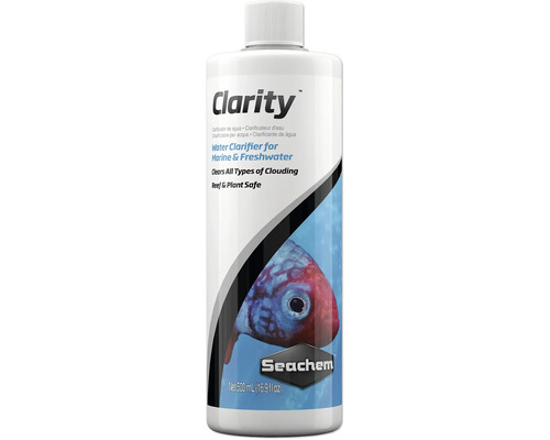 Seachem Clarity Wasserklärer für Meer- und Süßwasser, 500 Milliliter