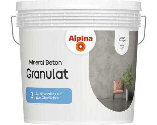 Eimer Alpina Mineral Beton Granulat für alle Oberflächen