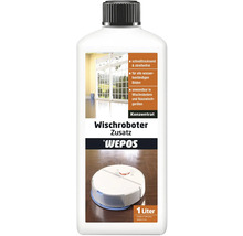 WEPOS Wischroboter Zusatz, ein Liter Flasche mit Reinigungsmittelkonzentrat