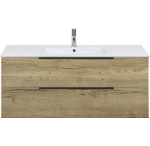 Waschtischunterschrank mit Waschbecken und Armatur