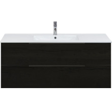 Waschtischunterschrank mit Waschbecken und zwei Schubladen