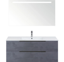 Waschtisch mit Spiegel und Unterschrank für das Badezimmer