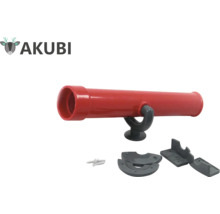 Akubi Fernrohr für Spielgeräte mit Montagezubehör