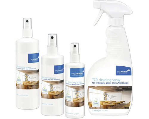 Legamaster Reinigungs-Spray für Fenster, Glas und Whiteboards in verschiedenen Größen
