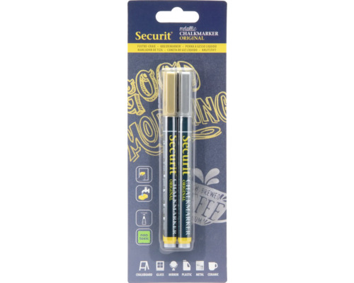 Securit Kreidemarker Set mit zwei Stiften