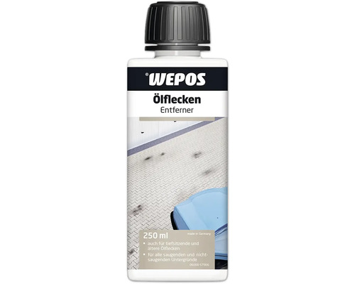 WEPOS Öl Fleckenentferner, 250 ml Flasche