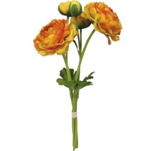 Strauß mit künstlichen gelb-orangenen Ranunkeln