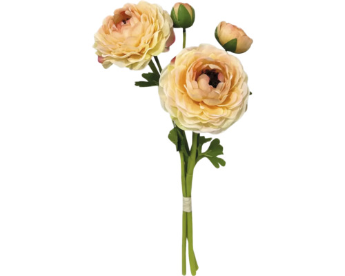 Künstlicher Ranunkelstrauß mit Blüten und Knospen