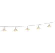 Lichterkette mit Lampen im Blüten-Design