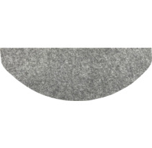 Halbrunder Teppich aus Textilmaterial