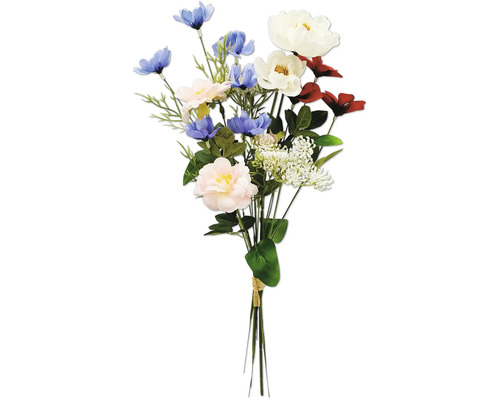 Blumenstrauß mit verschiedenen Kunstblumen