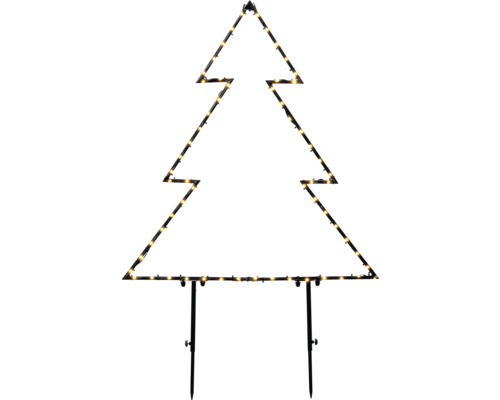 Dekorativer beleuchteter Tannenbaum für den Außenbereich