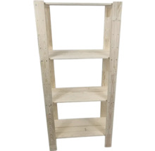 Holzregal mit drei Ablagen