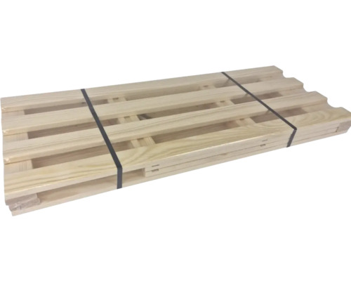 Holzpalette mit Umreifungsband