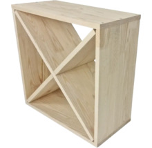 Weinregal aus Holz mit Fächern zur Lagerung von Weinflaschen