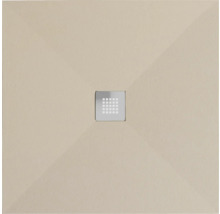 Duschwanne Schulte Centrostone 90x90x3 cm sand matt strukturiert