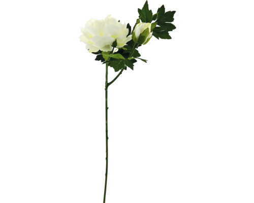 Dekorative Kunstblume mit Blüte und Knospe