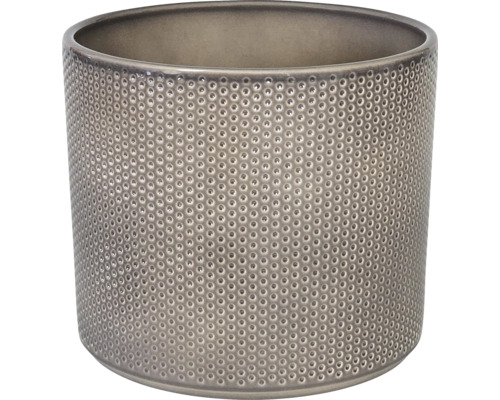 Zylinderförmiger Pflanztopf mit Lochmuster