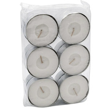 Teelichter im transparenten Kunststoffbehälter