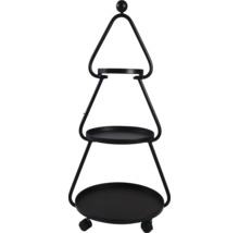 Etagere mit drei Ebenen und Rollen