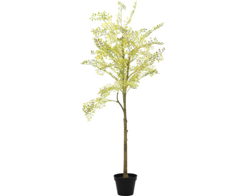 Künstlicher Baum mit Blättern in einem Topf