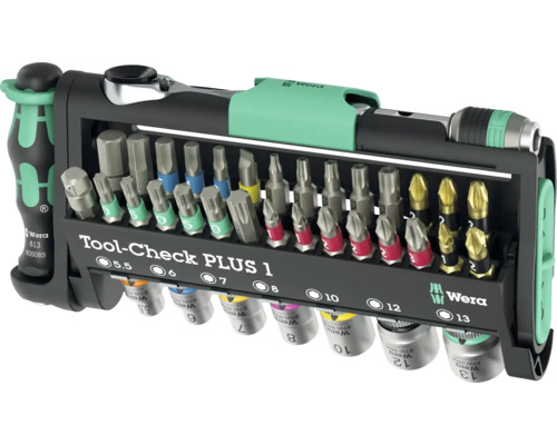 Wera Werkzeugsatz mit Bits, Nüssen und Handhalter