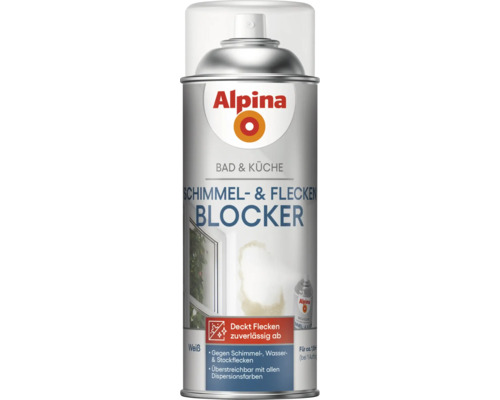 Alpina Bad und Küche Fleckenblocker Spray 400 ml Alpina Schimmel- und Fleckenblocker für Bad und Küche