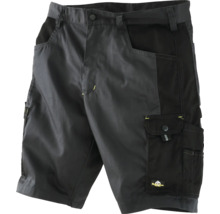 Graue und schwarze Arbeitsshorts mit mehreren Taschen