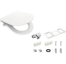 WC Sitz mit Anschlussgarnitur und Montagezubehör