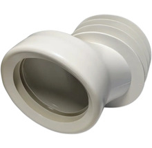 Kunststoff-Abflussrohrverbinder mit Muffe