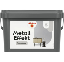 Eimer mit Alpina Metall Effekt Grundierung in Silber