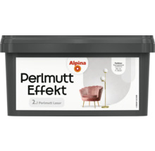 Alpina Perlmutt Effekt 2.1 Perlmut Lasur in grauer Verpackung