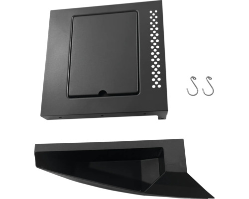 Grillzubehörset mit Ascheauffangbehälter und zwei Haken