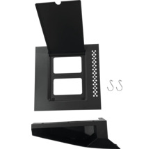 Kaminbesteckhalterung mit zwei Haken