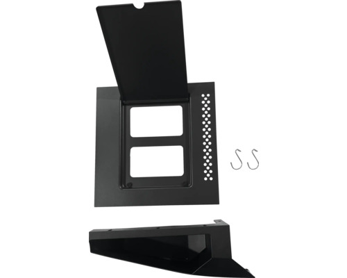 Kaminbesteckhalterung mit zwei Haken