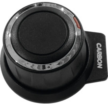 Carbon Drehknopf mit Chromring