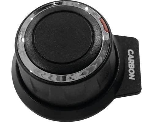 Carbon Drehknopf mit Chromring